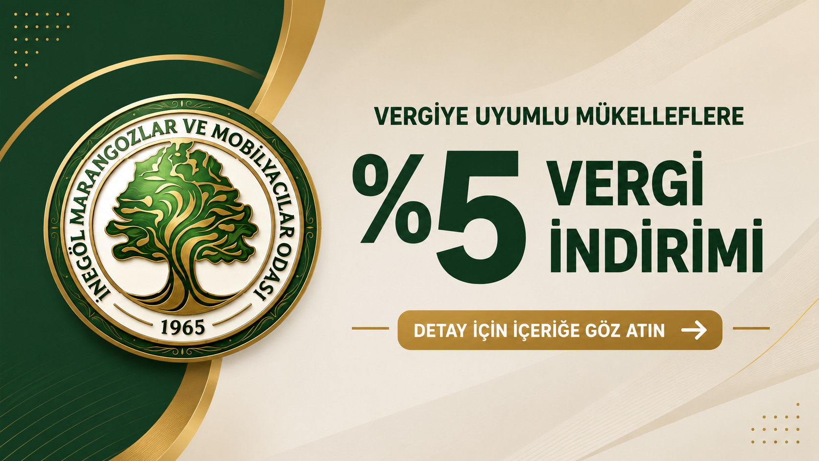 Vergiye Uyumlu Mükelleflere %5 Vergi İndirimi Avantajı